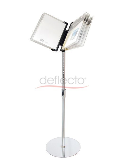 A4 Floor Stand with  Extension Pole, Black