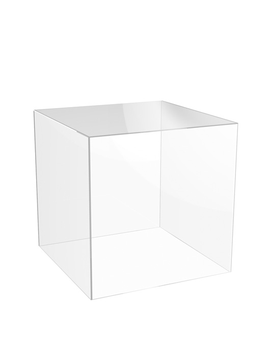 Acrylic Box Case | 5 Sided Display Box | Museum Box Case | Square Box | Acrylic Cube  10" x 10" x 10"