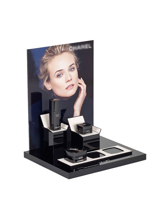 Acrylic Cosmetics Display Counter Customized Acrylic Counter Cosmetic Display