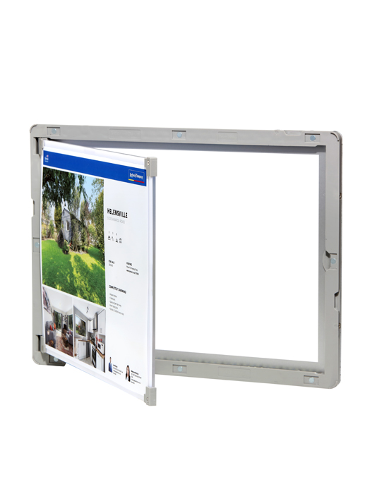 A4 Artigulight Rear Opening LED Window Display Panels