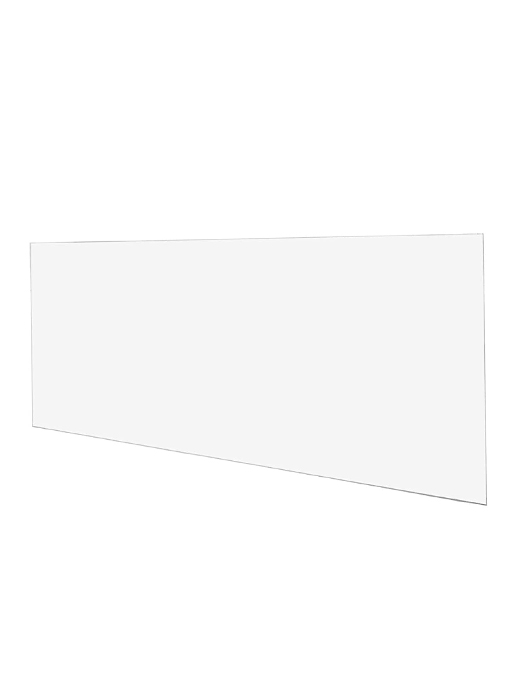 Clear Polystyrene Plastic Sheet Stock 48" L x 96" W