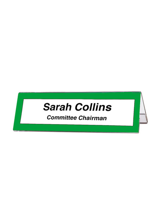 V Shape Seminar / Name Holder (Landscape)  155x56mm