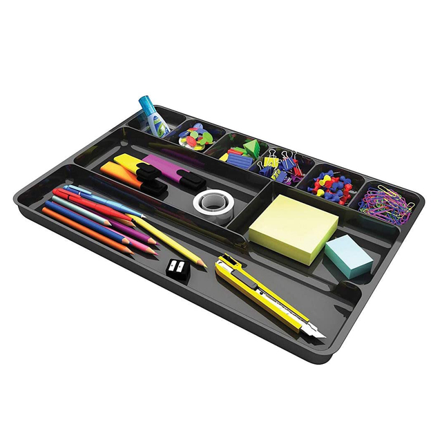 Sustainable Office Drawer Organizer, Black